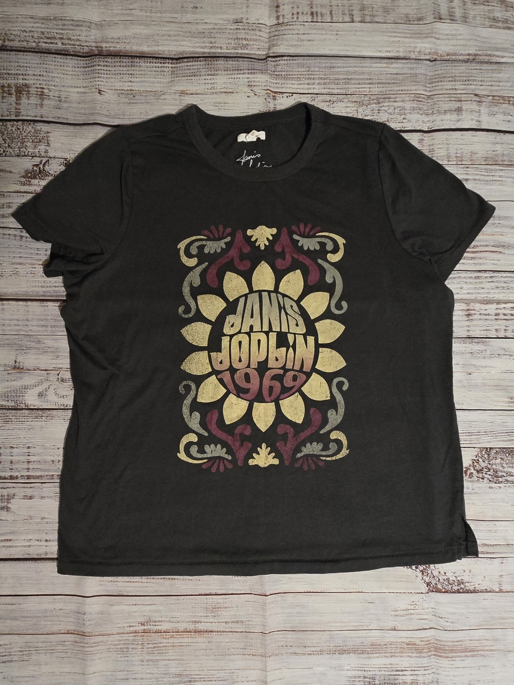 Maurices Black Janis Joplin 1969 Graphic Tee - Women's Short Sleeve
